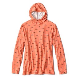 Orvis Sun Defense LongSleeved Hoodie Men's in Roosterfish